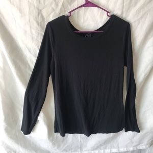 Black long sleeve shirt